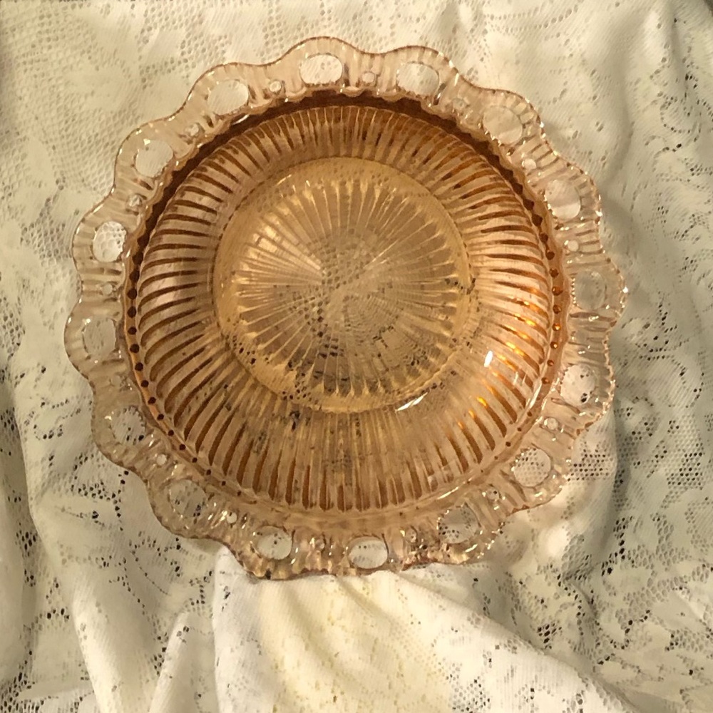 Depression 1930’s Pink Bowl